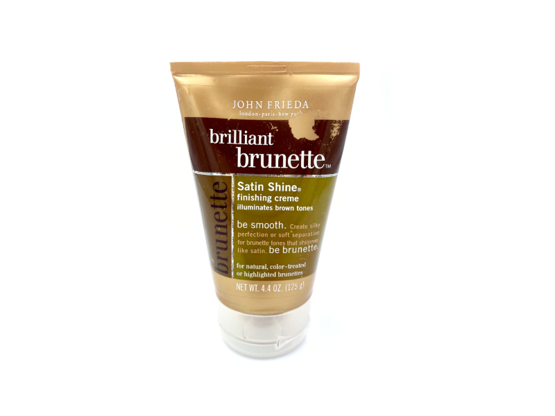 John Frieda Brilliant Brunette Satin Shine Finishing Cream, 4.4 oz/125 g