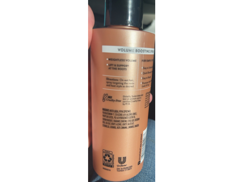 Suave Root Lifting Volume Boosting Hair Spray, 6 fl oz/177 mL