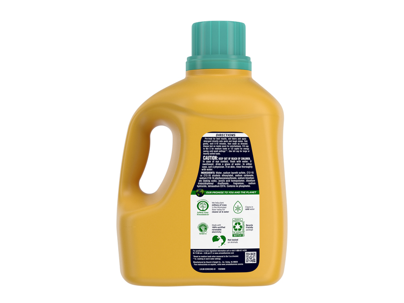 Arm & Hammer Sensitive Skin Plus Fresh Scent Liquid Laundry Detergent, 144.5 fl oz/107 loads