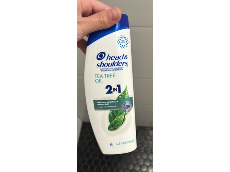 Head & Shoulders 2 In 1 Shampoo + Conditioner, Tea Tree oil, 12.5 fl oz/370 mL