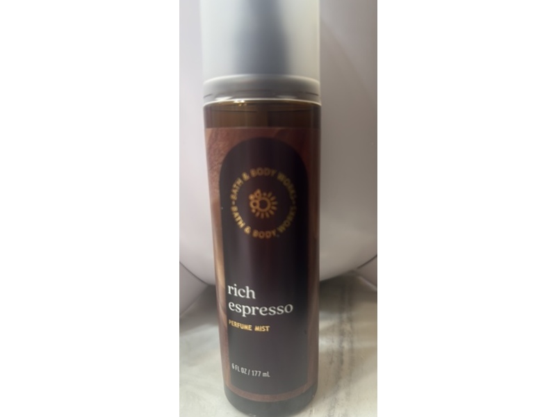 Bath & Body Works Rich Espresso Perfume Mist, 6 fl oz/177 mL