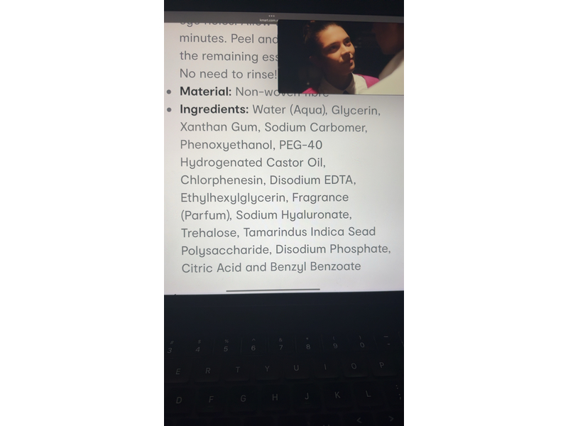 Hello Kitty Hydrating Sheet Mask, Sweet Peach Scented, 20 mL, 1 Count