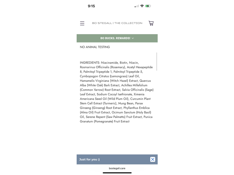 Bo Stegall Signature Cell Renewal Shampoo, 32 fl oz/1000 mL