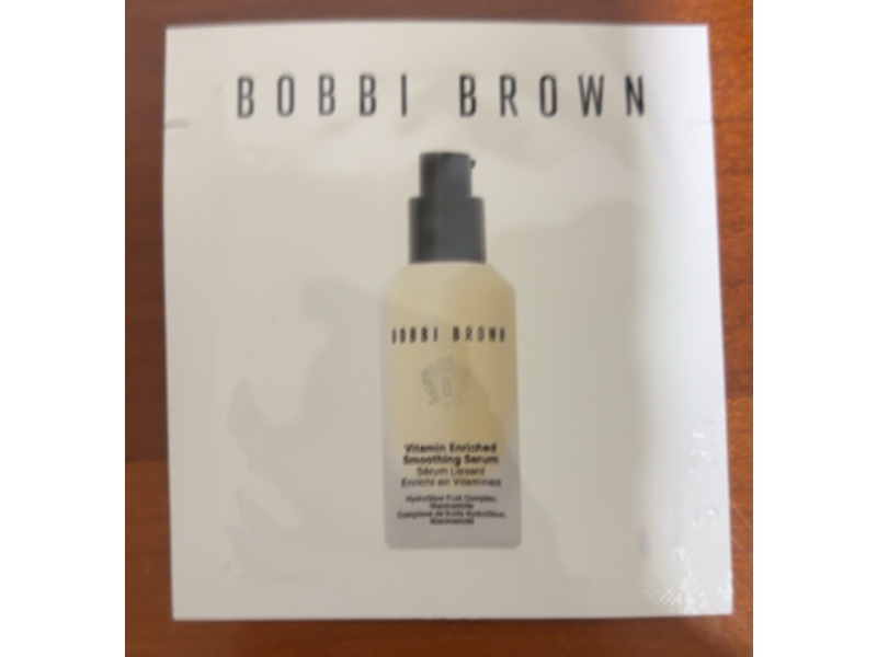 Bobbi Brown Vitamin Enriched Smoothing Serum, Hydroglow Fruit Complex & Niacinamide, 0.5 fl oz/1.5 mL