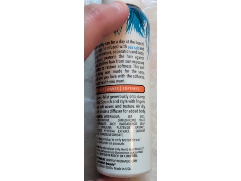 Not Your Mother's Beach Babe Sea Salt Hair Spray, 2 fl oz/60 mL, Pack Of 2