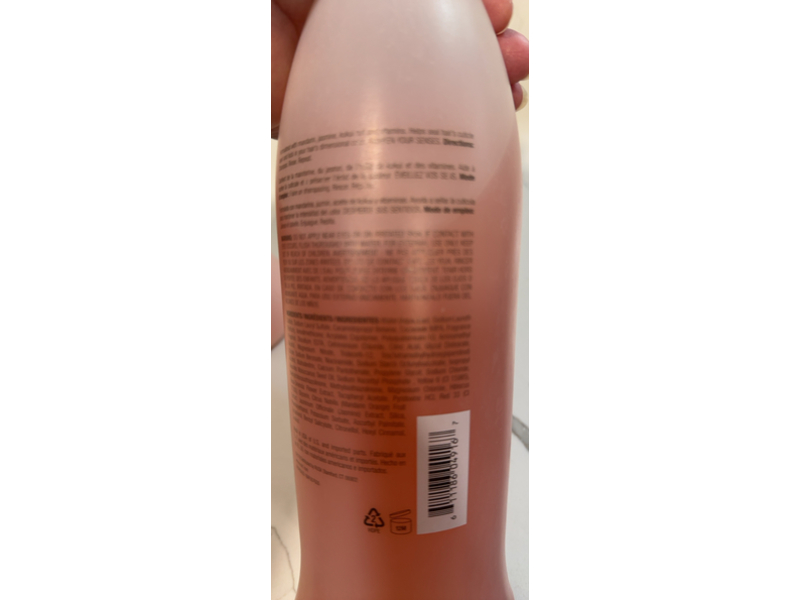 Rusk Sensories Color Protecting Shampoo, Mandarin and Jasmine, 35 fl oz/1 L