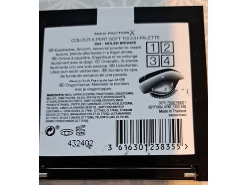 Max Factor Colour X-Pert Soft Touch Palette, 004 Veiled Bronze, 4.3 g
