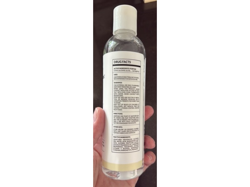 ArtNaturals Hand Sanitizer, Coconut, 8 fl oz/236 mL