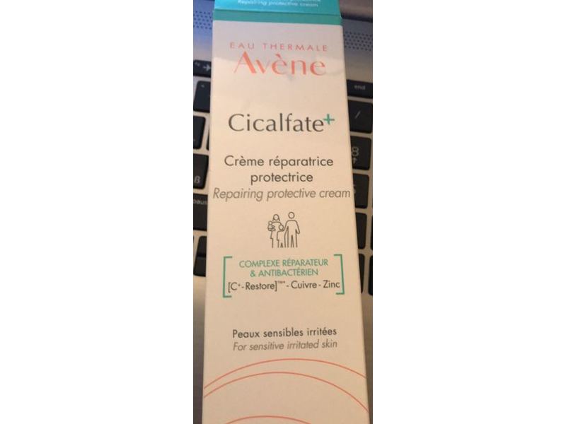 Avene Cicalfate+ Repairing Protective Cream, 3.3 fl oz/100 mL