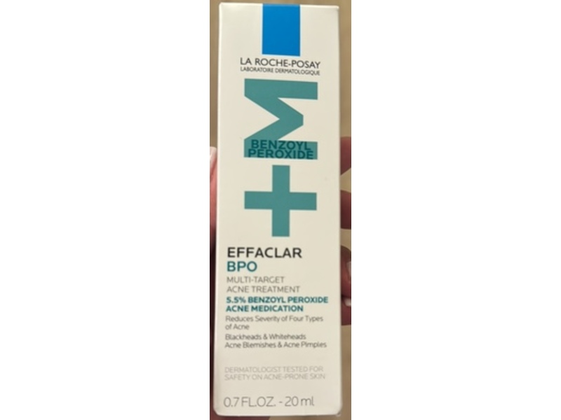 La Roche-Posay Effaclar BPO Multi-Target Acne Treatment, 5.5% Benzoyl Peroxide, 0.7 fl oz/20 mL