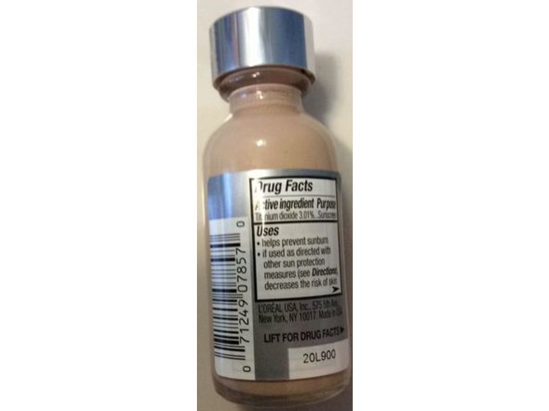 L'Oreal Paris True Match Super-Blendable Makeup, Soft Ivory N1, SPF 17, 1.0 fl oz/30 mL