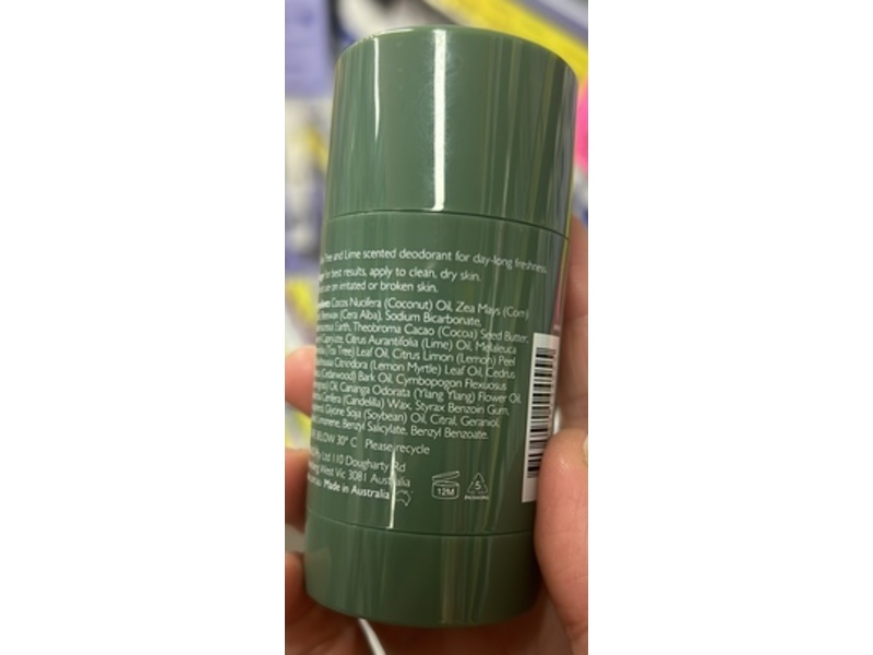 Natio Spirit Deodorant, Tea Tree + Lime, 1.7 fl oz/50 g