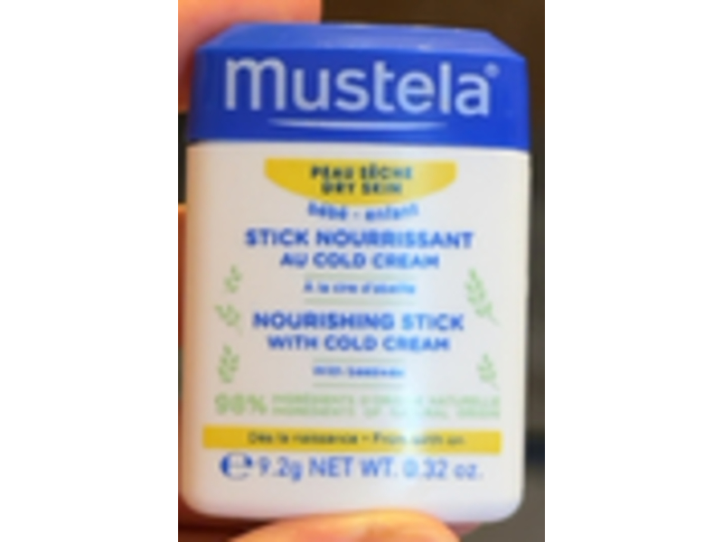 Mustela Baby Nourishing Stick, 0.32 oz/9.2 g