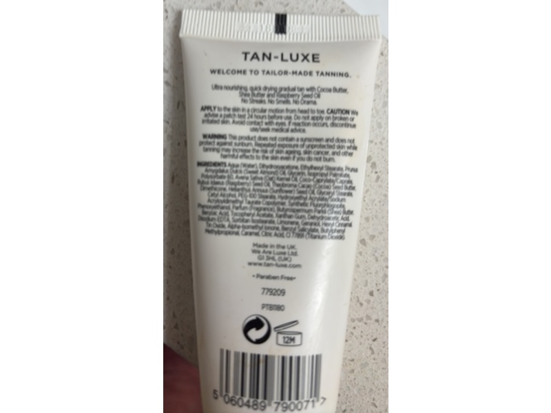 Tan-Luxe The Butter Illuminating Tanning Butter, Gradual, 2.54 fl oz/75 mL