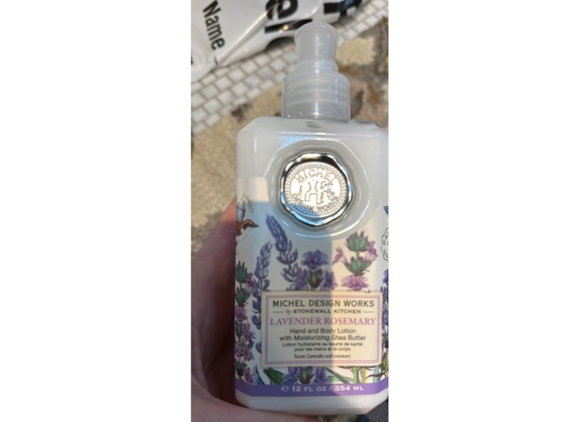 Stonewall Kitchen Michel Design Works Hand & Body Lotion, Lavender & Rosemary, 12 fl oz/354 mL