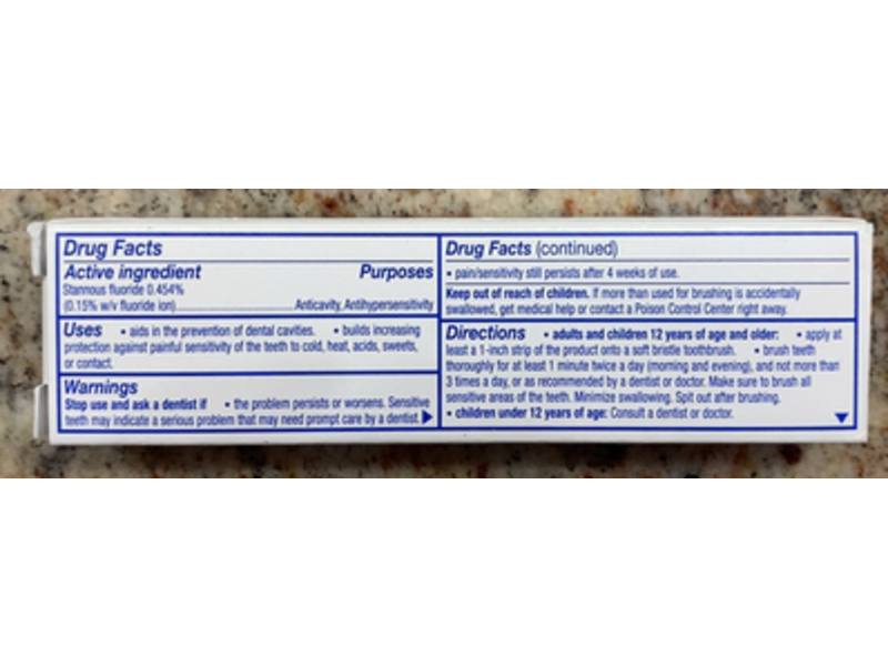 Sensodyne Repair & Protect Fluoride Toothpaste, Mint, 0.8 fl oz/23 g