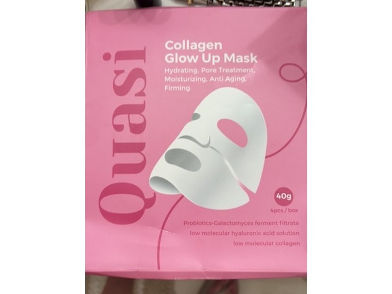 Quasi Collagen Glow Up Mask, 40 g, 4 Count