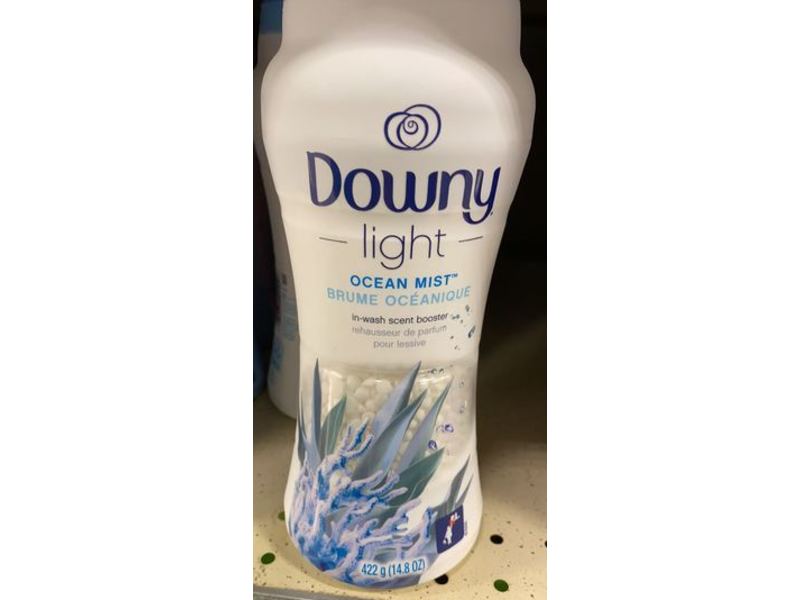 Downy Light In-Wash Scent Booster, Ocean Mist, 14.8 oz/422 g