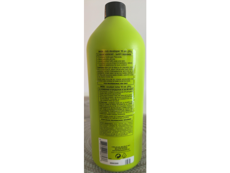 L'Oreal Inoa Rich Developer 10 Volume, 32 fl oz/946 mL