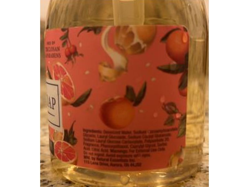 Natural Essential Foaming Hand Soap, Exotic Grape Fruit , Sea Salt, 10 fl oz/300 mL