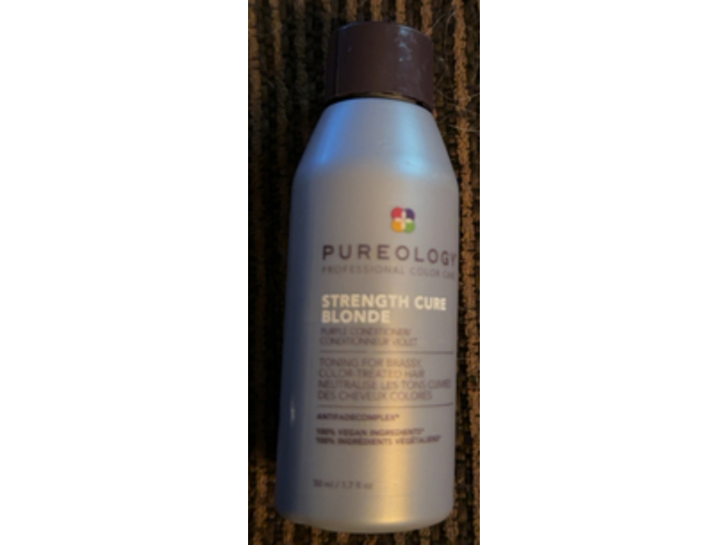 Pureology Strength Cure Blonde Purple Conditioner, 1.7 fl oz/50 mL