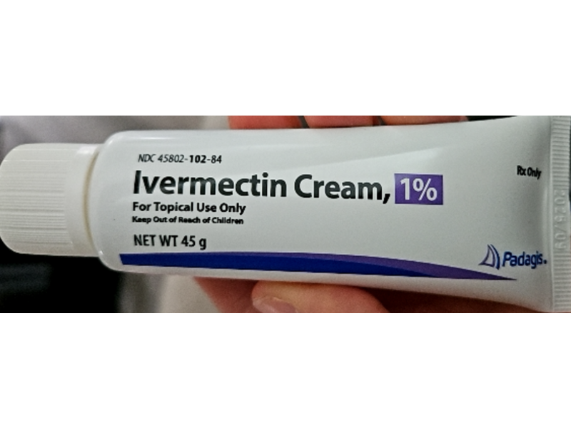 Ivermectin Cream, 1%, 45 g, Padagis (Rx)