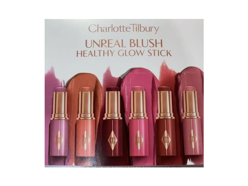 Charlotte Tilbury Unreal Blush Healthy Glow Stick, 0.29 fl oz/0.53 g, 4 Count