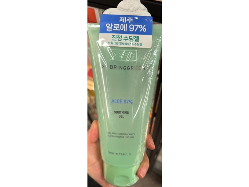 Bring Green Soothing Gel, Aloe, 10.14 fl oz/300 mL