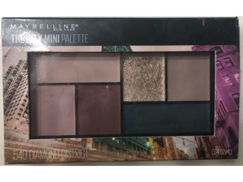 Maybelline New York The City Mini Palette Eyeshadow, 540 Diamond District, 0.14 oz/4 g