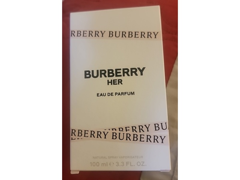 Burberry Her Eau De Parfum, Natural Spray Vaporisateur, 3.3 fl oz/100 mL