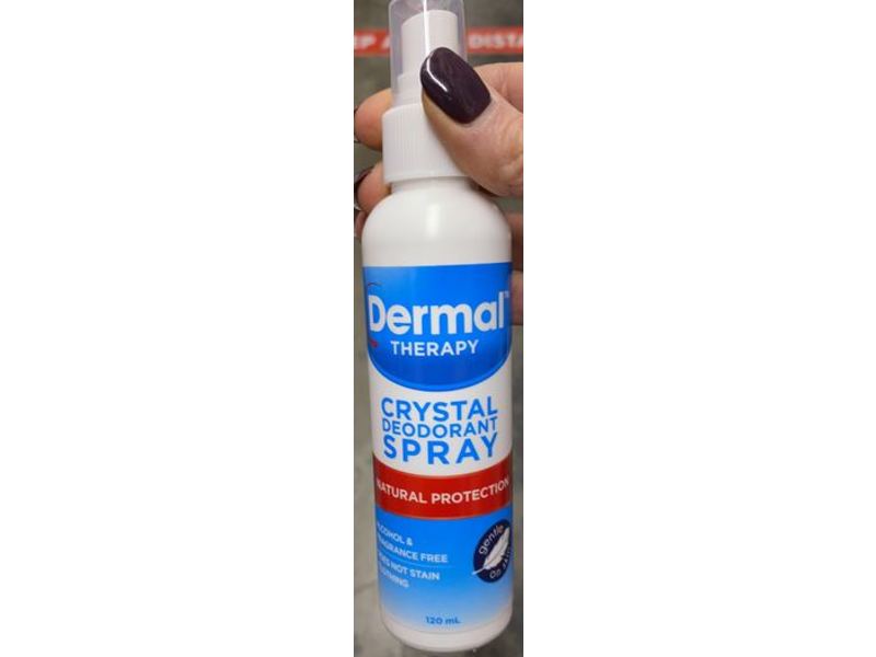 Dermal Therapy Crystal Deodorant Spray, Fragrance Free, 120 mL