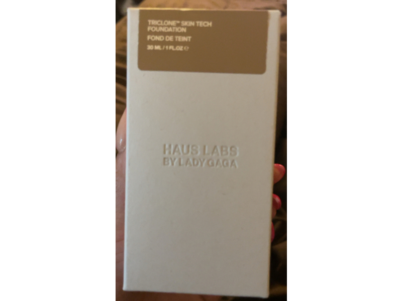 Haus Labs Triclone Skin Tech Medium Coverage Foundation, 330 Medium Cool, 1 fl oz/30 mL