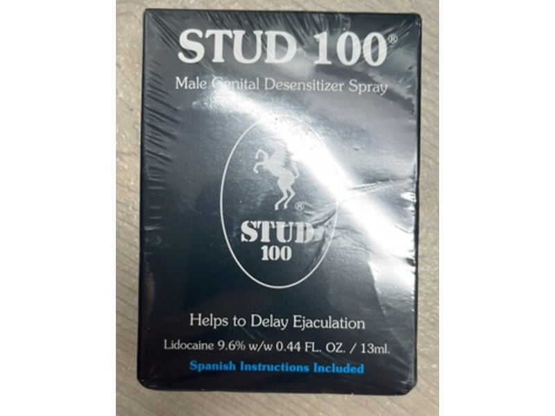 Stud 100 Male Genital Desensitizer Spray, 0.44 fl oz/13 mL