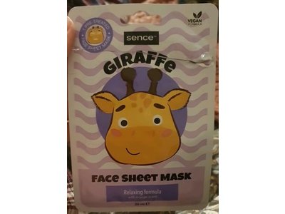 Sence Essentials Face Sheet Mask, Giraffe, 20 mL