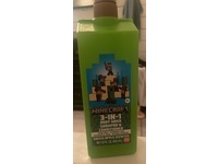 Minecraft 3-In-1 Body Wash Shampoo & Conditioner, Green Apple Scented, 33 fl oz/976 mL - Image 3