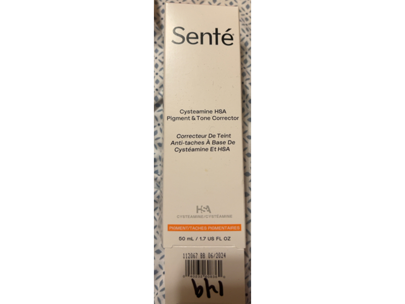 Sente Cysteamine HSA Pigment & Tone Corrector, 1.7 fl oz/50 mL