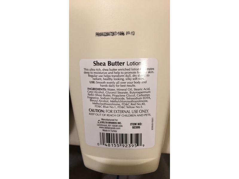 Personal Care Shea Butter Skin Lotion, Ultra Rich, 18 fl oz/532 mL