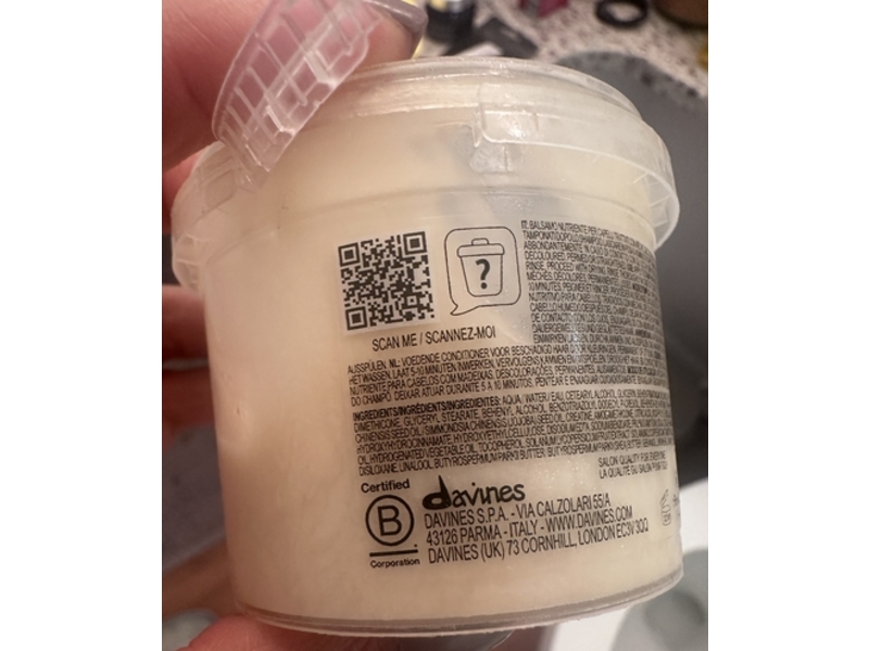 Davines Nounou Conditioner, 2.64 fl oz/75 mL