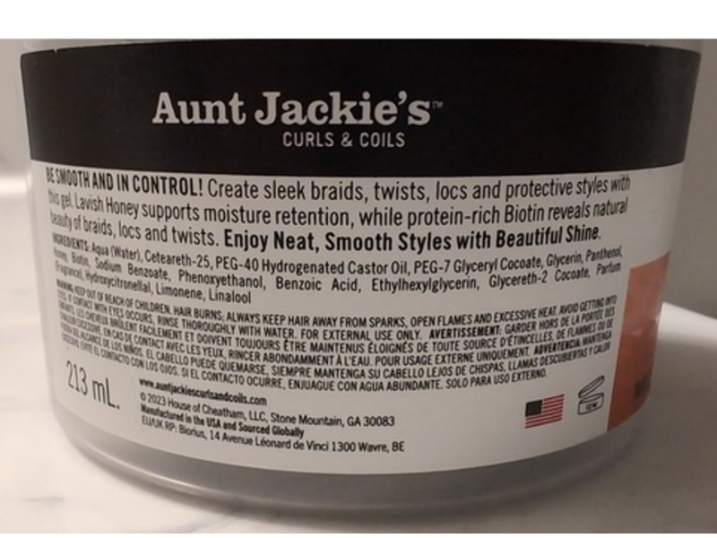 Aunt Jackie's Braid & Twist Gel, Hold Tight, 7.5 oz/213 g