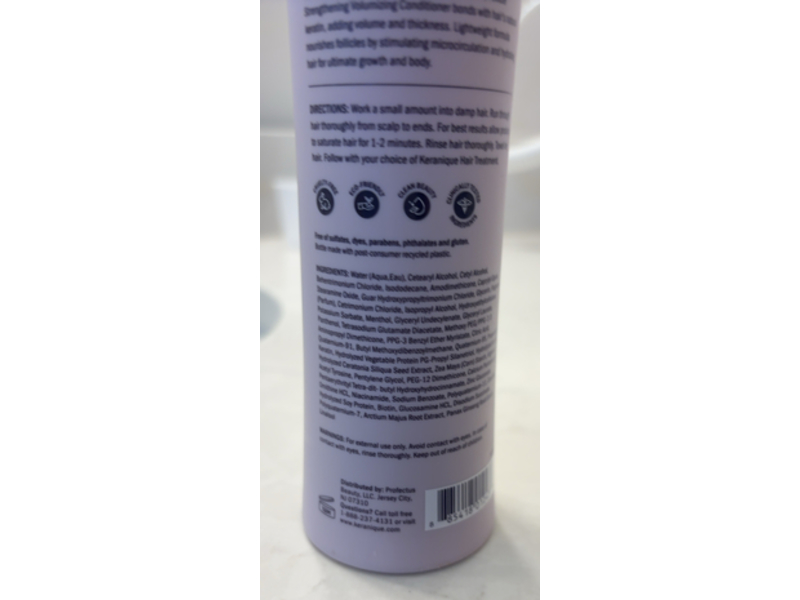 Keranique Rejuvenate Follicle Strengthening Conditioner, 8 fl oz/240mL