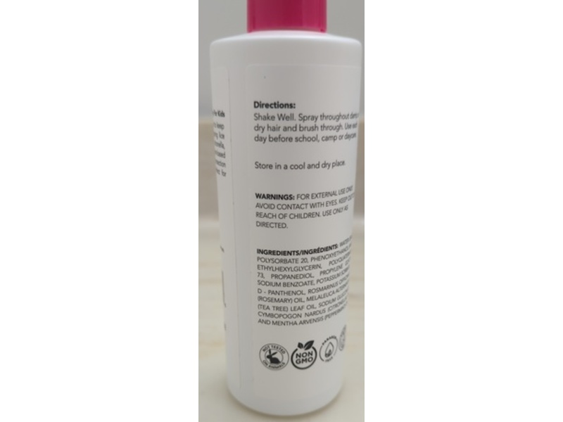 Natural Sense Rosemary Hair Protection Spray, Rosemary, Citronella, Tea Tree Oil, 8 fl oz/236 mL