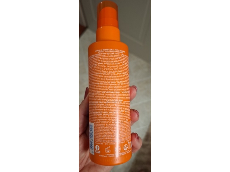 Uriage Eau Thermale Bariesun Invisible Spray, SPF 50+, 6.8 fl oz/ 200 mL