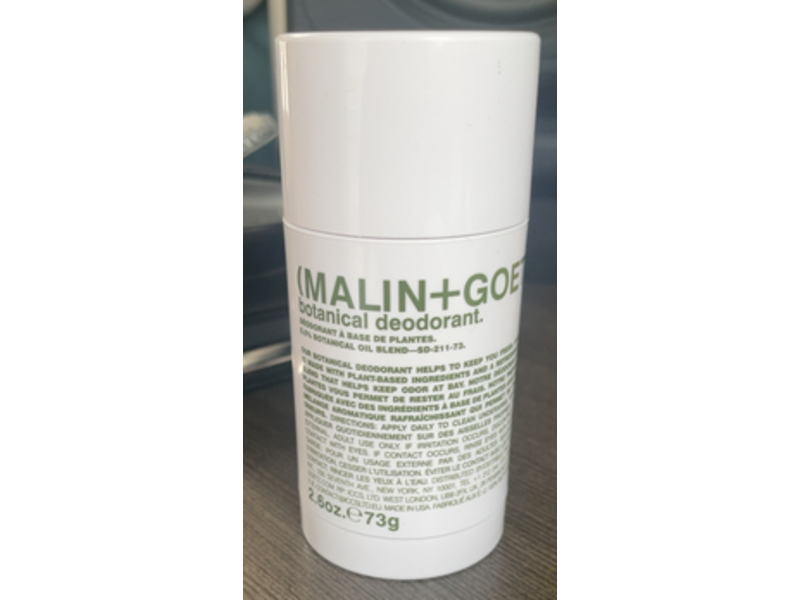 Malin + Goetz Botanical Deodorant, 2.6 oz/73 g