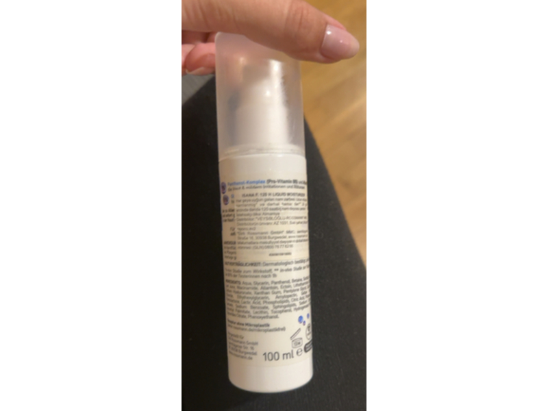 Rossmann Isana Liquid Moisturizer, 100 mL