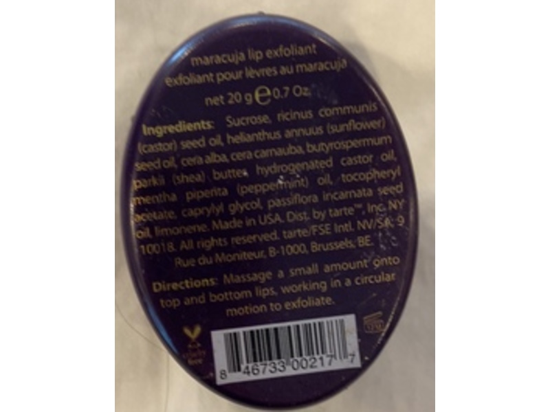 Tarte Maracuja Lip Exfoliant, 0.7 oz/20 g