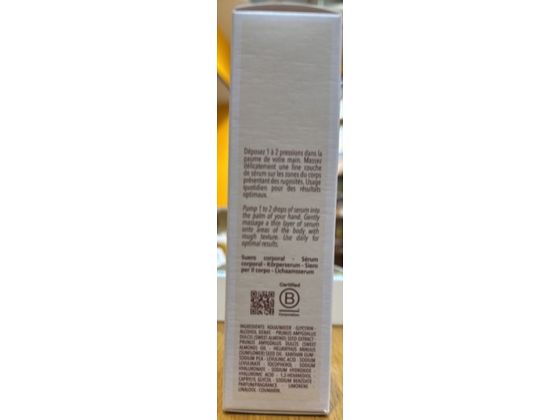 L'Occitane En Provence Amande Body Serum, 3.3 fl oz/100 mL