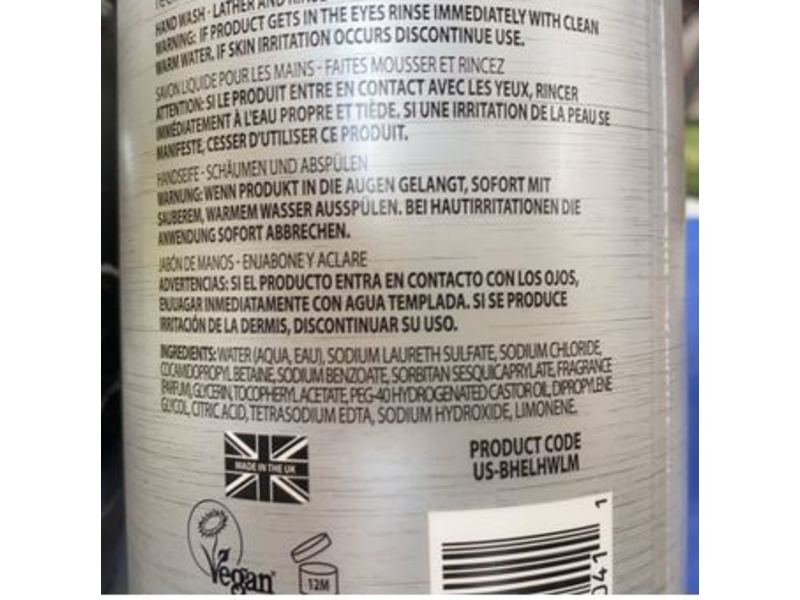 Baylis & Harding Elements Luxury Hand Wash, Fresh Lemon & Mint, 16.9 fl oz/500 ml