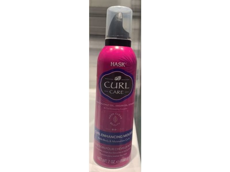 Hask Curl Care Curl Enhancing Mousse, 7 oz/198 g, Pack Of 2