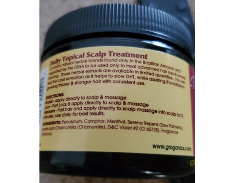 Groganics Daily Topical Scalp Treatment, 6 oz/170 g