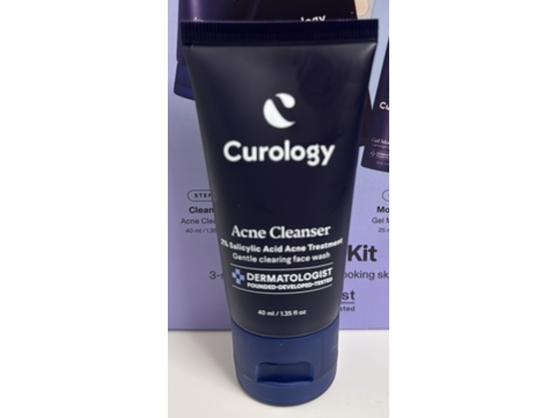 Curology Acne Cleanser, 2% Salicylic Acid, 1.35 fl oz/40 mL